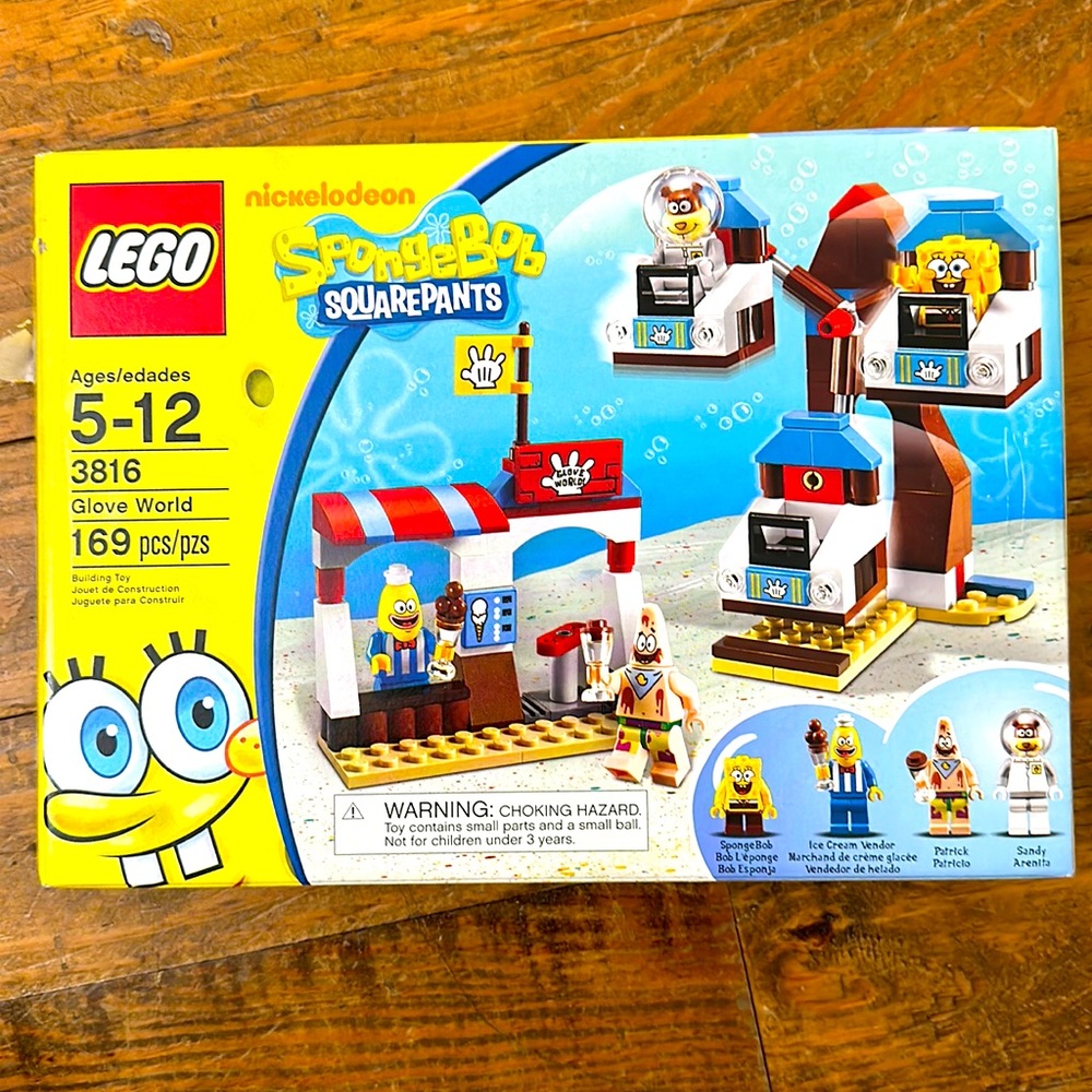 SpongeBob Glove World Lego Set 3816